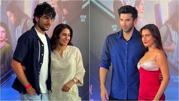 इब्राहिम सारा अली खान, आदित्य रॉय कपूर, फातिमा सना शेख, ये सेलेब्स डिनो मूवी स्क्रीनिंग में मेट्रो में शामिल हुए